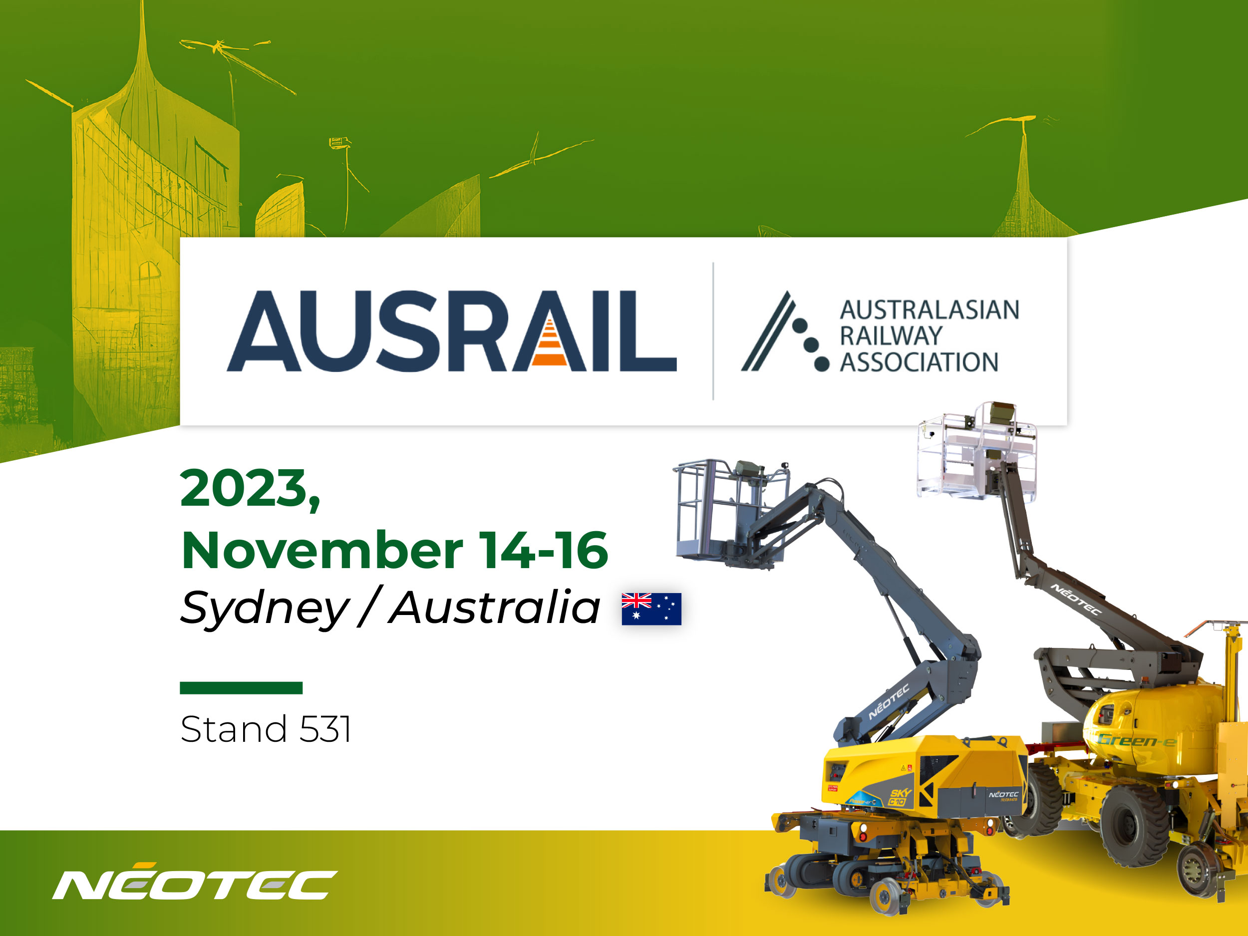 Come and visit Neotec at Ausrail 2023!